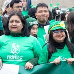 University of Limerick illustrated the cultural diversity of its student community by taking part in this year’s St Patrick’s Day Parade 2025. Picture: Cian Reinhardt