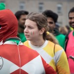 University of Limerick illustrated the cultural diversity of its student community by taking part in this year’s St Patrick’s Day Parade 2025. Picture: Cian Reinhardt