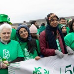 University of Limerick illustrated the cultural diversity of its student community by taking part in this year’s St Patrick’s Day Parade 2025. Picture: Cian Reinhardt