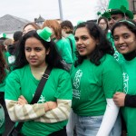 University of Limerick illustrated the cultural diversity of its student community by taking part in this year’s St Patrick’s Day Parade 2025. Picture: Cian Reinhardt