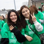University of Limerick illustrated the cultural diversity of its student community by taking part in this year’s St Patrick’s Day Parade 2025. Picture: Cian Reinhardt