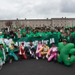 University of Limerick illustrated the cultural diversity of its student community by taking part in this year’s St Patrick’s Day Parade 2025. Picture: Cian Reinhardt