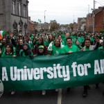 University of Limerick illustrated the cultural diversity of its student community by taking part in this year’s St Patrick’s Day Parade 2025. Picture: Cian Reinhardt