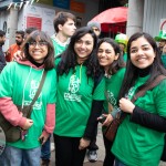 University of Limerick illustrated the cultural diversity of its student community by taking part in this year’s St Patrick’s Day Parade 2025. Picture: Cian Reinhardt
