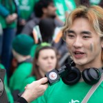 University of Limerick illustrated the cultural diversity of its student community by taking part in this year’s St Patrick’s Day Parade 2025. Picture: Cian Reinhardt