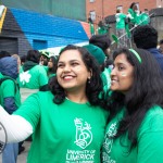 University of Limerick illustrated the cultural diversity of its student community by taking part in this year’s St Patrick’s Day Parade 2025. Picture: Cian Reinhardt