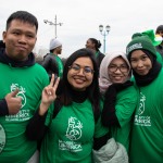 University of Limerick illustrated the cultural diversity of its student community by taking part in this year’s St Patrick’s Day Parade 2025. Picture: Cian Reinhardt