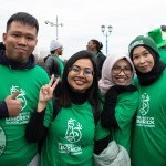 University of Limerick illustrated the cultural diversity of its student community by taking part in this year’s St Patrick’s Day Parade 2025. Picture: Cian Reinhardt