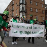 University of Limerick illustrated the cultural diversity of its student community by taking part in this year’s St Patrick’s Day Parade 2025. Picture: Cian Reinhardt