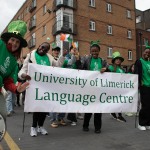 University of Limerick illustrated the cultural diversity of its student community by taking part in this year’s St Patrick’s Day Parade 2025. Picture: Cian Reinhardt
