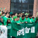 University of Limerick illustrated the cultural diversity of its student community by taking part in this year’s St Patrick’s Day Parade 2025. Picture: Cian Reinhardt