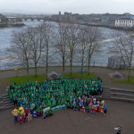 University of Limerick students pictured at Limerick's St Patricks Day 2026. Picture: Cian Reinhardt/ilovelimerick