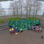 University of Limerick students pictured at Limerick's St Patricks Day 2026. Picture: Cian Reinhardt/ilovelimerick