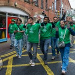 University of Limerick students pictured at Limerick's St Patricks Day 2026. Picture: Olena Oleksienko/ilovelimerick