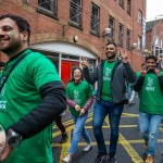 University of Limerick students pictured at Limerick's St Patricks Day 2026. Picture: Olena Oleksienko/ilovelimerick