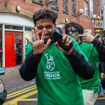 University of Limerick students pictured at Limerick's St Patricks Day 2026. Picture: Olena Oleksienko/ilovelimerick