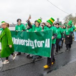 University of Limerick students pictured at Limerick's St Patricks Day 2026. Picture: Olena Oleksienko/ilovelimerick