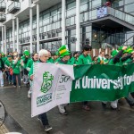 University of Limerick students pictured at Limerick's St Patricks Day 2026. Picture: Olena Oleksienko/ilovelimerick