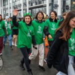 University of Limerick students pictured at Limerick's St Patricks Day 2026. Picture: Olena Oleksienko/ilovelimerick
