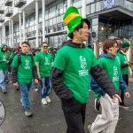 University of Limerick students pictured at Limerick's St Patricks Day 2026. Picture: Olena Oleksienko/ilovelimerick