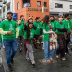University of Limerick students pictured at Limerick's St Patricks Day 2026. Picture: Olena Oleksienko/ilovelimerick