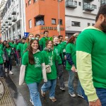 University of Limerick students pictured at Limerick's St Patricks Day 2026. Picture: Olena Oleksienko/ilovelimerick
