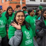 University of Limerick students pictured at Limerick's St Patricks Day 2026. Picture: Olena Oleksienko/ilovelimerick