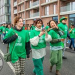 University of Limerick students pictured at Limerick's St Patricks Day 2026. Picture: Olena Oleksienko/ilovelimerick