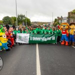 University of Limerick students pictured at Limerick's St Patricks Day 2026. Picture: Olena Oleksienko/ilovelimerick