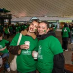 University of Limerick students pictured at Limerick's St Patricks Day 2026. Picture: Olena Oleksienko/ilovelimerick