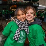 University of Limerick students pictured at Limerick's St Patricks Day 2026. Picture: Olena Oleksienko/ilovelimerick