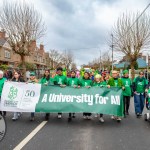 University of Limerick students pictured at Limerick's St Patricks Day 2026. Picture: Olena Oleksienko/ilovelimerick