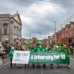 University of Limerick students pictured at Limerick's St Patricks Day 2026. Picture: Olena Oleksienko/ilovelimerick