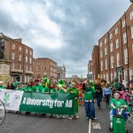University of Limerick students pictured at Limerick's St Patricks Day 2026. Picture: Olena Oleksienko/ilovelimerick