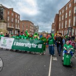 University of Limerick students pictured at Limerick's St Patricks Day 2026. Picture: Olena Oleksienko/ilovelimerick