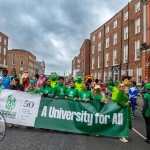 University of Limerick students pictured at Limerick's St Patricks Day 2026. Picture: Olena Oleksienko/ilovelimerick
