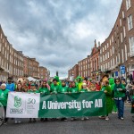 University of Limerick students pictured at Limerick's St Patricks Day 2026. Picture: Olena Oleksienko/ilovelimerick