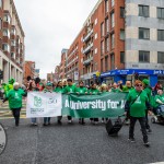 University of Limerick students pictured at Limerick's St Patricks Day 2026. Picture: Olena Oleksienko/ilovelimerick