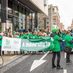 University of Limerick students pictured at Limerick's St Patricks Day 2026. Picture: Olena Oleksienko/ilovelimerick