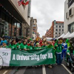 University of Limerick students pictured at Limerick's St Patricks Day 2026. Picture: Olena Oleksienko/ilovelimerick