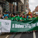 University of Limerick students pictured at Limerick's St Patricks Day 2026. Picture: Olena Oleksienko/ilovelimerick