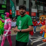 University of Limerick students pictured at Limerick's St Patricks Day 2026. Picture: Olena Oleksienko/ilovelimerick