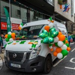 University of Limerick students pictured at Limerick's St Patricks Day 2026. Picture: Olena Oleksienko/ilovelimerick