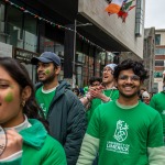 University of Limerick students pictured at Limerick's St Patricks Day 2026. Picture: Olena Oleksienko/ilovelimerick