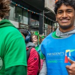 University of Limerick students pictured at Limerick's St Patricks Day 2026. Picture: Olena Oleksienko/ilovelimerick