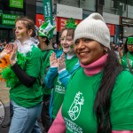 University of Limerick students pictured at Limerick's St Patricks Day 2026. Picture: Olena Oleksienko/ilovelimerick