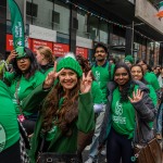 University of Limerick students pictured at Limerick's St Patricks Day 2026. Picture: Olena Oleksienko/ilovelimerick