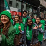 University of Limerick students pictured at Limerick's St Patricks Day 2026. Picture: Olena Oleksienko/ilovelimerick