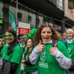 University of Limerick students pictured at Limerick's St Patricks Day 2026. Picture: Olena Oleksienko/ilovelimerick