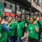 University of Limerick students pictured at Limerick's St Patricks Day 2026. Picture: Olena Oleksienko/ilovelimerick